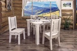 Montana Woodworks Hometead Collection Square 4 Post Dining Table, Ready To Finish -Home Table Chair Store 51MXo5ExJWL