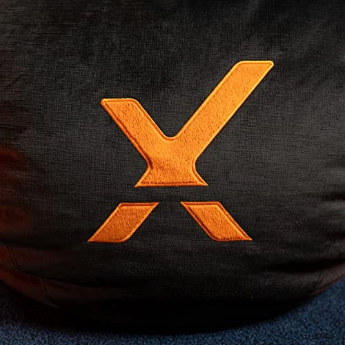 X Rocker X-Ball Gaming Bean Bag Chair, Black/Orange 4 X Rocker X-Ball Gaming Bean Bag Chair, Black/Orange - Image 2