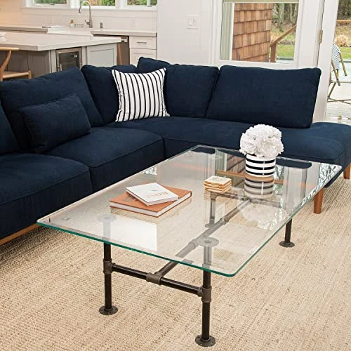 17" X 30" Rectangle Tempered Glass Table Top 3/8" Thick Flat Polish Edge And Touch Corners 3 17" X 30" Rectangle Tempered Glass Table Top 3/8" Thick Flat Polish Edge And Touch Corners