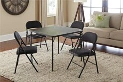 COSCO Fabric Folding Chairs, Black (4-pack) 10 COSCO Fabric Folding Chairs, Black (4-pack) -Home Table Chair Store 51QpVTVZs2L