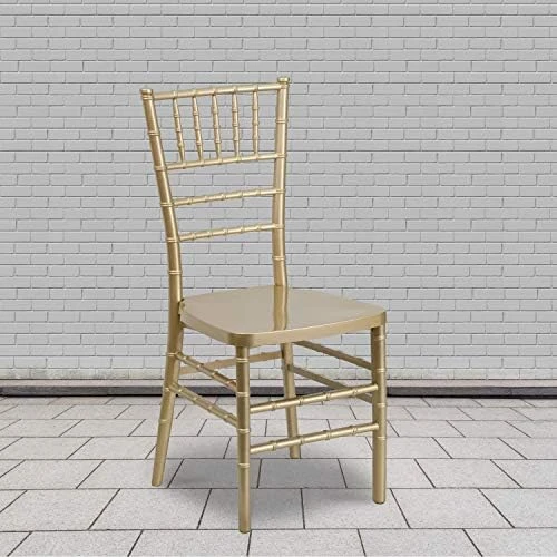 Flash Furniture 2 Pack HERCULES PREMIUM Series Gold Resin Stacking Chiavari Chair 11 Flash Furniture 2 Pack HERCULES PREMIUM Series Gold Resin Stacking Chiavari Chair - Image 9
