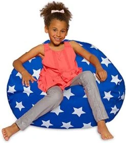 Posh Beanbags Bean Bag Chair, X-Large Machine Washable - Canvas Unicorn And Rainbows On Purple -Home Table Chair Store 51TbzkVzavS. AC