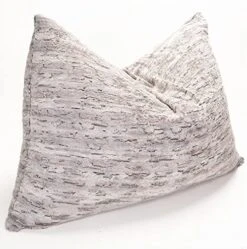 Jaxx Bean Bags Pillow Saxx Bean Bag Chairs, 5.5 Feet, Premium Luxe Fur - Silver Fox -Home Table Chair Store 51UGvnamh L. AC