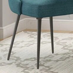 Christopher Knight Home Dawn Modern Fabric Dining Chairs (Set Of 2), Teal -Home Table Chair Store 51VqYSvJyRL