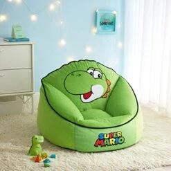 Idea Nuova Nintendo Super Mario Yoshi Micromink Bean Bag Chair 13 Idea Nuova Nintendo Super Mario Yoshi Micromink Bean Bag Chair -Home Table Chair Store 51XDAJEF1bL