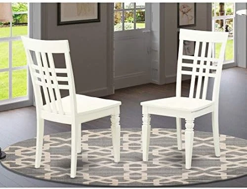 East West Furniture LGC-BCH-W Dining Chairs, Black & Cherry 7 East West Furniture LGC-BCH-W Dining Chairs, Black & Cherry - Image 5