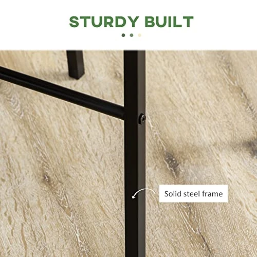 HOMCOM Dining Table Set, Modern Kitchen Table And Chairs For 4, Dinette Set With Padded Seat Chairs And Marble Textured Dinner Table, Light Gray 6 HOMCOM Dining Table Set, Modern Kitchen Table And Chairs For 4, Dinette Set With Padded Seat Chairs And Marble Textured Dinner Table, Light Gray - Image 4