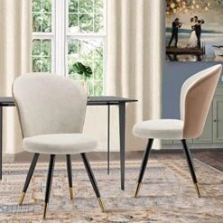 Aklaus Upholstered Dining Chairs Set Of 2, Gray Dining Chairs With Non-Slip Rubber Caps, Accent Chairs Side Chair For Kitchen,Apartment,Living Room With Metal Legs 19 Aklaus Upholstered Dining Chairs Set Of 2, Gray Dining Chairs With Non-Slip Rubber Caps, Accent Chairs Side Chair For Kitchen,Apartment,Living Room With Metal Legs -Home Table Chair Store 51c6ufSQQJL. AC