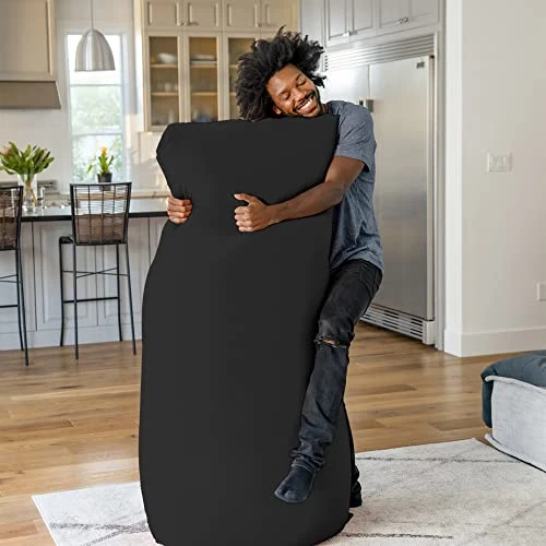 Yogibo Max 6-Foot Beanbag Chair, Bean Bag Couch With A Washable Outer Cover, Customer Favorite Cozy Sofa For Gaming, Reading, And Relaxing, Filled With Soft Micro-Beads, Dark Gray 4 Yogibo Max 6-Foot Beanbag Chair, Bean Bag Couch With A Washable Outer Cover, Customer Favorite Cozy Sofa For Gaming, Reading, And Relaxing, Filled With Soft Micro-Beads, Dark Gray - Image 2