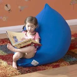 Yogibo Mini Bean Bag, Small Beanbag Chair For Kids, Teens And Adults, Great For Meditation And Sitting, Fibead Filling Conforms To Body, Washable, Removable Cover, Light Grey -Home Table Chair Store 51j2Yhmx3VL