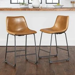 LEMBERI Faux Leather Dining Chairs Set Of 2, 18 Inch Kitchen & Dining Room Chairs,Mid Century Modern Dining Chairs With Backrest And Metal Legs, Comfortable Upholstered Seat Chairs (18,Black) 24 LEMBERI Faux Leather Dining Chairs Set Of 2, 18 Inch Kitchen & Dining Room Chairs,Mid Century Modern Dining Chairs With Backrest And Metal Legs, Comfortable Upholstered Seat Chairs (18,Black) -Home Table Chair Store 51lHZ 3Ag7L. AC