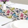 Summer Butterfly Table Runner 70 Inches Vintage Yellow Blue Colorful Table Decor Spring Pink Seasonal Everyday Use For Dining Table Kitchen -Home Table Chair Store 51mIhjXBs7L