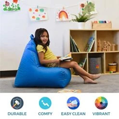 Factory Direct Partners 10481-FB Cali Alpine Sack Bean Bag Chair, Dirt-Resistant Coated Oxford Fabric - French Blue 20 Factory Direct Partners 10481-FB Cali Alpine Sack Bean Bag Chair, Dirt-Resistant Coated Oxford Fabric - French Blue -Home Table Chair Store 51nUWZ4f9ML
