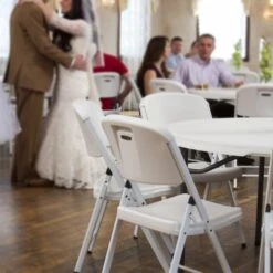 LIFETIME Commercial Grade Folding Chairs, 4 Pack, White Granite/White 10 LIFETIME Commercial Grade Folding Chairs, 4 Pack, White Granite/White -Home Table Chair Store 51nXxf461JL