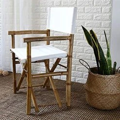 RXJYT Casual Home Director Chair Replacement Cover Used For Bamboo Director's Chair Seat And Back Dedicated Canvas Cover Washable Replacement Sleeve -Home Table Chair Store 51oHfw6WB8L
