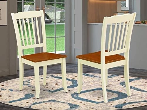 East West Furniture C Dining Room Chairs, DAC-LWH-W 11 East West Furniture C Dining Room Chairs, DAC-LWH-W - Image 9