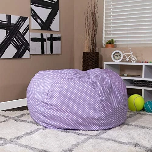 EMMA + OLIVER Oversized Solid Gray Refillable Bean Bag Chair For All Ages 17 EMMA + OLIVER Oversized Solid Gray Refillable Bean Bag Chair For All Ages - Image 15