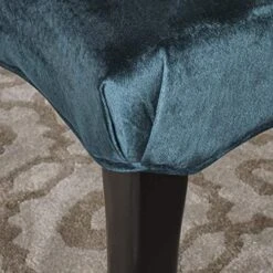 Christopher Knight Home Hallie Traditional Velvet Armless Dining Chairs, 2-Pcs Set, Teal / Dark Brown 10 Christopher Knight Home Hallie Traditional Velvet Armless Dining Chairs, 2-Pcs Set, Teal / Dark Brown -Home Table Chair Store 51vdJYnxVPL