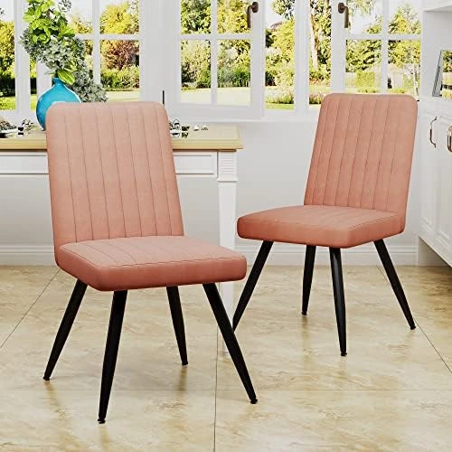 Aklaus Upholstered Dining Chairs Set Of 2, Gray Dining Chairs With Non-Slip Rubber Caps, Accent Chairs Side Chair For Kitchen,Apartment,Living Room With Metal Legs 13 Aklaus Upholstered Dining Chairs Set Of 2, Gray Dining Chairs With Non-Slip Rubber Caps, Accent Chairs Side Chair For Kitchen,Apartment,Living Room With Metal Legs - Image 11