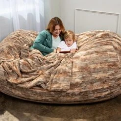 Jaxx 7 Foot Bean Bag Sofa, Charcoal -Home Table Chair Store 51yQ3UWML2L. AC