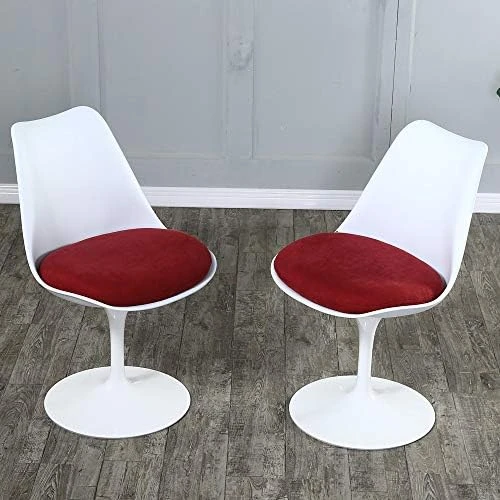 Bacyion Swivel Dining Chair Set For 2 - Mid-Century Modern Dining Room Chairs Pedestal Leisure Chairs, White Kitchen Chairs Set Of 2 Pieces (Highclass Grey) 12 Bacyion Swivel Dining Chair Set For 2 - Mid-Century Modern Dining Room Chairs Pedestal Leisure Chairs, White Kitchen Chairs Set Of 2 Pieces (Highclass Grey) - Image 10