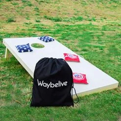 Waybelive 2 Pieces Bean Bag Game Carrying Bag, Canvas Cornhole Carrying Case With Cornhole Bean Bag Tote Carry Case, Weatherproof Bags, Black 13 Waybelive 2 Pieces Bean Bag Game Carrying Bag, Canvas Cornhole Carrying Case With Cornhole Bean Bag Tote Carry Case, Weatherproof Bags, Black -Home Table Chair Store 612cH1AKN3L