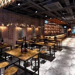 MIERES 5 Pcs Dining Table Set, Kitchen Table And Chairs For 4 Kitchen Counter With Bar Height Stools, Ideal For Pub︱Home︱Farmhouse Restaurant︱Cafe, MDF Top & Steel Frame 17 MIERES 5 Pcs Dining Table Set, Kitchen Table And Chairs For 4 Kitchen Counter With Bar Height Stools, Ideal For Pub︱Home︱Farmhouse Restaurant︱Cafe, MDF Top & Steel Frame -Home Table Chair Store 61BTwW2II5L