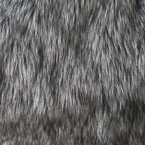 Christopher Knight Home Laraine Furry Glam Dark Light Grey Streak Faux Fur 3 Ft. Bean Bag 5 Christopher Knight Home Laraine Furry Glam Dark Light Grey Streak Faux Fur 3 Ft. Bean Bag - Image 3