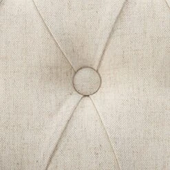 Christopher Knight Home Jolie Tufted Fabric Weathered Hardwood Dining Chairs, 2-Pcs Set, Beige -Home Table Chair Store 61V4HWPtWYL