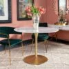 OSP Home Furnishings Flower Mid-Century, Dining Table, Brass Base 2 OSP Home Furnishings Flower Mid-Century, Dining Table, Brass Base -Home Table Chair Store 61elAFhLN1L