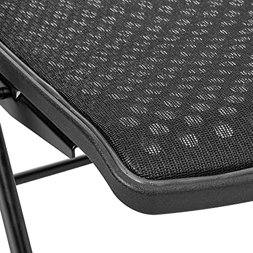 Office Star Deluxe Breathable ProGrid Seat And Back Folding Chair 2-Pack, Black Finish Frame 6 Office Star Deluxe Breathable ProGrid Seat And Back Folding Chair 2-Pack, Black Finish Frame - Image 4